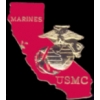 USMC MARINE CORPS CALIFORNIA STATE PIN
