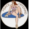 PEACE OFFERING NOSE ART PIN