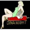 DINA MIGHT NOSE ART PIN