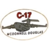 C-17 GLOBEMASTER PIN MCDONNELL DOUGLAS OVAL C17 PIN