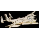 OV-1 MOHAWK GRAY AIRPLANE PIN