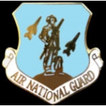 AIR NATIONAL GUARD LOGO BLUE PIN