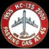 KC-135 AIRPLANE 45TH ANNIV PASSING GAS STRATOTANKER PIN