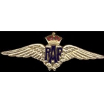 ROYAL AIR FORCE PIN RAF PILOT WINGS PIN GOLD LARGE PILOT WING PIN