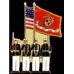 USMC MARINE CORPS HONOR GUARD LARGE PIN