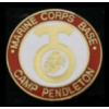 USMC MARINE CORPS CAMP PENDLETON ROUND LOGO PIN