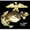 USMC MARINE CORPS EAGLE GLOBE ANCHOR ANQ GOLD MICRO MINI PIN