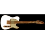 TELECASTER WHITE GUITAR PIN