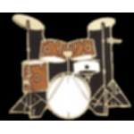 DRUM SET 5 PIECE GOLD DRUM PIN