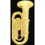 UPRIGHT TUBA PIN