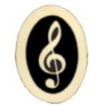 G CLEF NOTE MUSIC PIN OVAL TREBLE CLEF MUSIC PIN