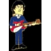 BEATLES JOHN LENNON PLAYING GUITAR PIN