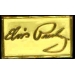 ELVIS PRESLEY GOLD SIGNATURE SQUARE PIN