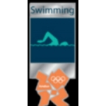 OLYMPICS 2012 LONDON SWIMMING PIN