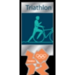 OLYMPICS 2012 LONDON TRIATHALON PIN