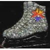 OLYMPIC SALT LAKE CITY SKATE GLITTER PIN