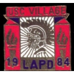 U SOUTHERN CALIFORNIA USC LAPD VILLAGE OLYMPICS 1984 PIN