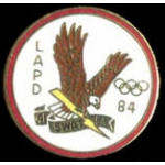 LOS ANGELES POLICE DEPARTMENT LAPD SWAT OLYMPIC 84 PIN