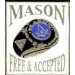 MASON PINS MASONIC FREE AND ACCEPTED SQUARE PIN