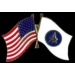 MASON PINS MASONIC AND UNITED STATES FLAG PIN