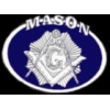 MASON PINS OVAL MASONIC PIN