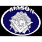 MASON PINS OVAL MASONIC PIN