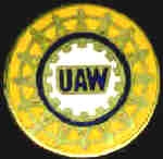 U A W UNION LOGO PIN