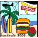 IN-N-OUT BURGER PIN ROSE PARADE 2008 PIN