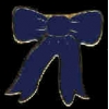 BLUE RIBBON PINS BOW PIN