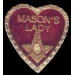 MASON PINS MASONS LADY MASONIC PIN