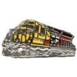 SANTA FE RAILROAD PIN DIESEL ENGINE TRAIN PINS