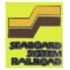 SEABOARD SYSTEM RAILROAD LOGO SQ PIN TRAIN PINS