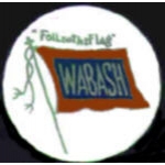 WABASH RAILROAD LOGO PIN TRAIN PINS