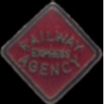 RAILWAY EXPRESS RAILROAD PIN TRAIN PINS
