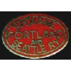 SPOKANE PORTLAND SEATTLE RAILROAD LOGO PIN TRAIN PINS