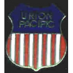 UNION PACIFIC RAILROAD LOGO PIN TRAIN PINS