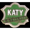 KATY MKT RAILROAD PIN GREEN TRAIN PINS