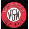 VIRGINIAN RAILWAY RAILROAD LOGO PIN TRAIN PINS