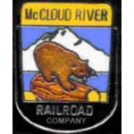 MCCLOUD RIVER RAILROAD PIN TRAIN PINS