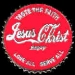 JESUS TASTE THE FAITH LOVE ALL SERVE ALL COKE CAP PIN