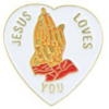 JESUS LOVES YOU PIN