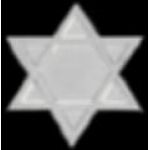 JEWISH STAR OF DAVID PIN SILVER JEWISH RELIGION PIN
