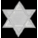 JEWISH STAR OF DAVID PIN SILVER JEWISH RELIGION PIN