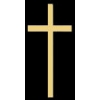 CHRISTIAN CROSS PIN GOLD CROSS PIN