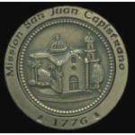 CALIFORNIA MISSION PINS SAN JUAN CAPISTRANO MISSION PIN