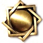 MORMON PIN MELCHIZEDEK LDS PIN BRONZECOLOR