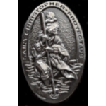 SAINT CHRISTOPHER PIN PROTECT US PIN