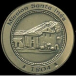 CALIFORNIA MISSION PINS SANTA INES MISSION PIN