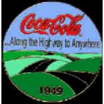 COKE COCA COLA 1949 SLOGAN PIN