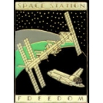 SPACE STATION PIN FREEDOM PROTOTYPE PIN